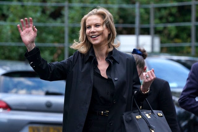 Amanda Staveley greets Newcastle fans