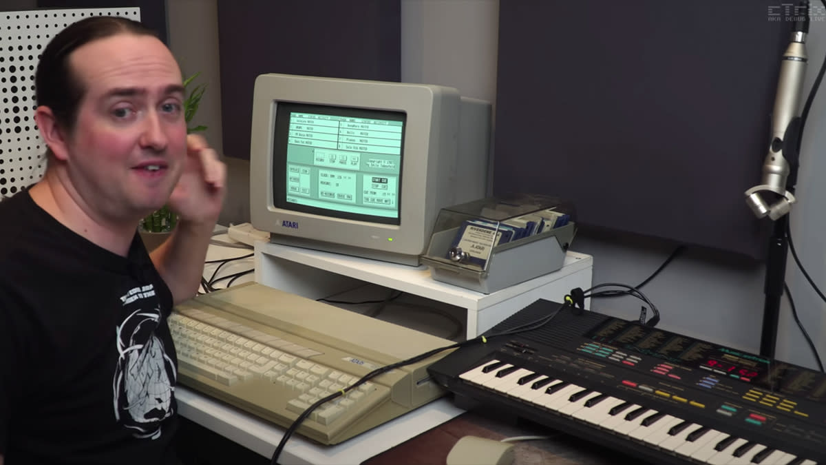  Atari ST and Yamaha PortaSound PSS-580 Music Station 