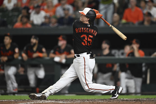 Jorge Mateo of the Baltimore Orioles bats against the Boston Red