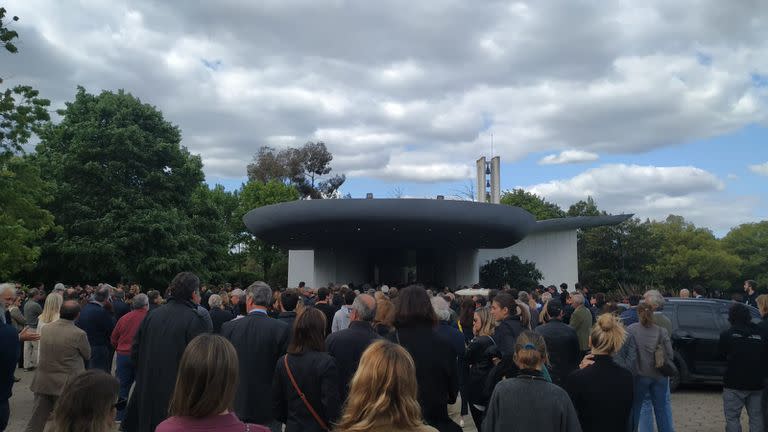 La entrada al cementerio