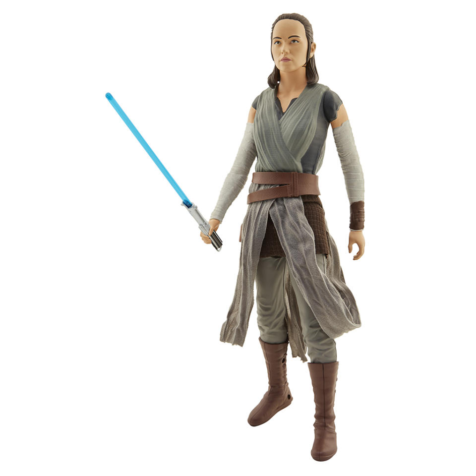 <p>“At long last, Rey has found Luke Skywalker, the last Jedi Master in the galaxy. Hoping to find a hero of legend, she must unlearn what she has learned as Skywalker challenges her expectations.” $19.99 (Photo: Jakks Pacific) </p>