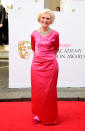 <p>A bright pink satin gown was Mary’s daring outfit of choice for the British Academy Television Awards. </p><p><i>[Photo: PA]</i></p>