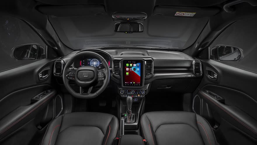 Fiat Toro tiene un diseño interior que refleja sus dotes tecnológico.