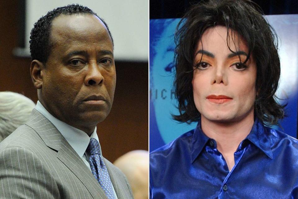 <p>Kevork Djansezian/Getty, KMazur/WireImage</p> Dr. Conrad Murray and Michael Jackson