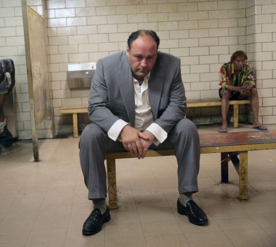 James Gandolfini in <em>The Sopranos</em>