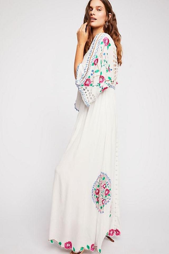 Dex - Eyelet Maxi Dress