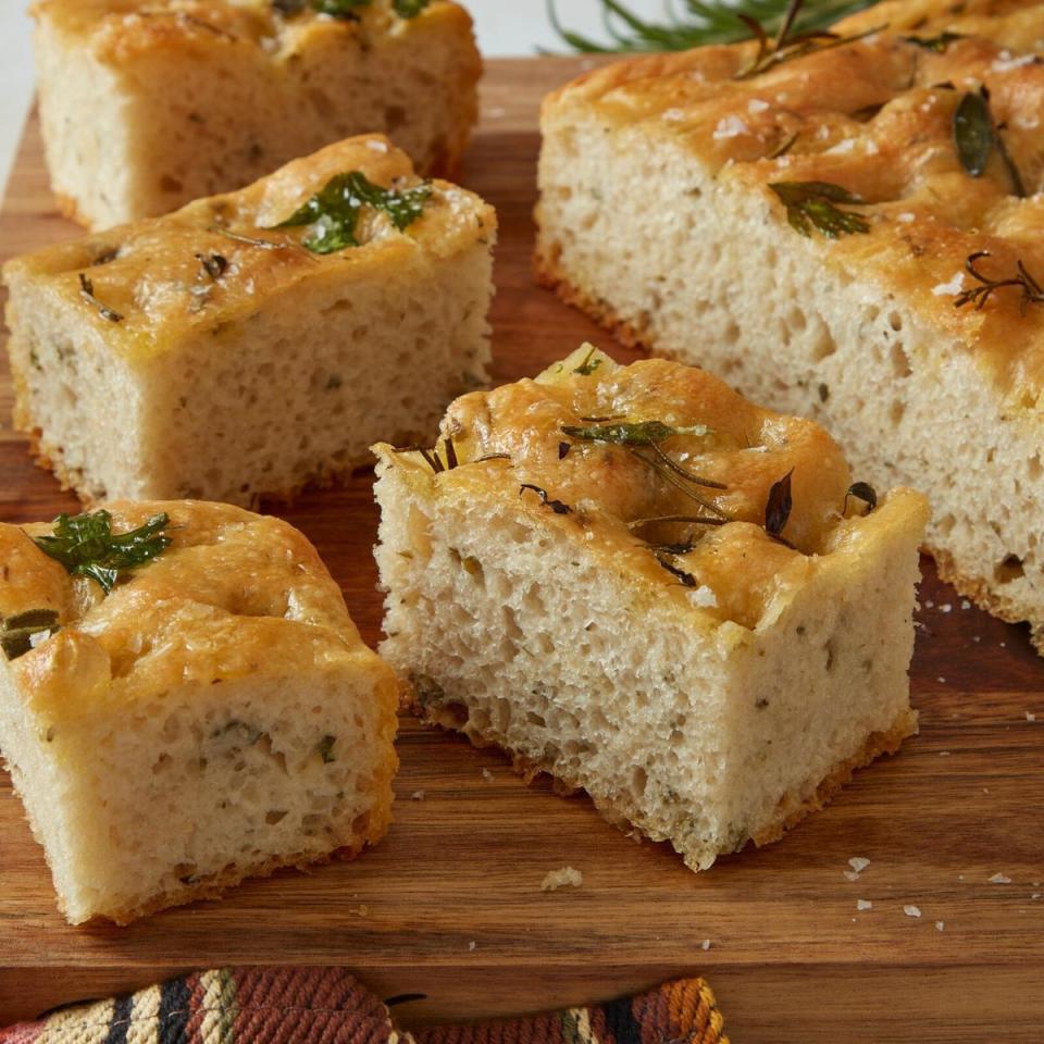 christmas eve dinner ideas herb focaccia