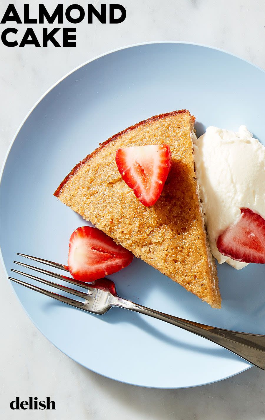 <p>This almond cake couldn't be easier—no dragging out the stand mixer, no sprinkling flour on the counter, and definitely no separating egg yolks. This is one of those gluten-free and dairy-free recipes that you'll turn to again and again. If you're crazy about <a href="https://www.delish.com/cooking/recipe-ideas/a35702428/citrus-upside-down-cake-recipe/" rel="nofollow noopener" target="_blank" data-ylk="slk:citrus cakes;elm:context_link;itc:0;sec:content-canvas" class="link ">citrus cakes</a>, go heavy on the zest (any type!) and your cake will shine like the sun.<br><br>Get the <strong><a href="https://www.delish.com/cooking/recipe-ideas/a36815201/almond-cake-recipe/" rel="nofollow noopener" target="_blank" data-ylk="slk:Best Almond Cake recipe;elm:context_link;itc:0;sec:content-canvas" class="link ">Best Almond Cake recipe</a></strong>. </p>