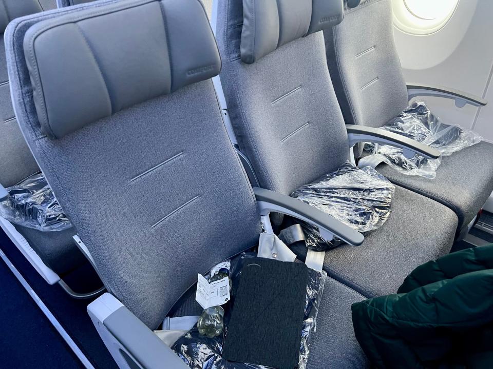 The economy plus seat.