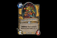 <p>The Murloc infestation continues. Somewhere along the way, Blizzard decided that Paladins are the best choice for Murloc-leaning players and started giving them tons of options to play out their aggressive, froggy fantasies. Grimscale Chum is a great one-drop for anyone looking to fill out their Murloc Paladin deck. </p>