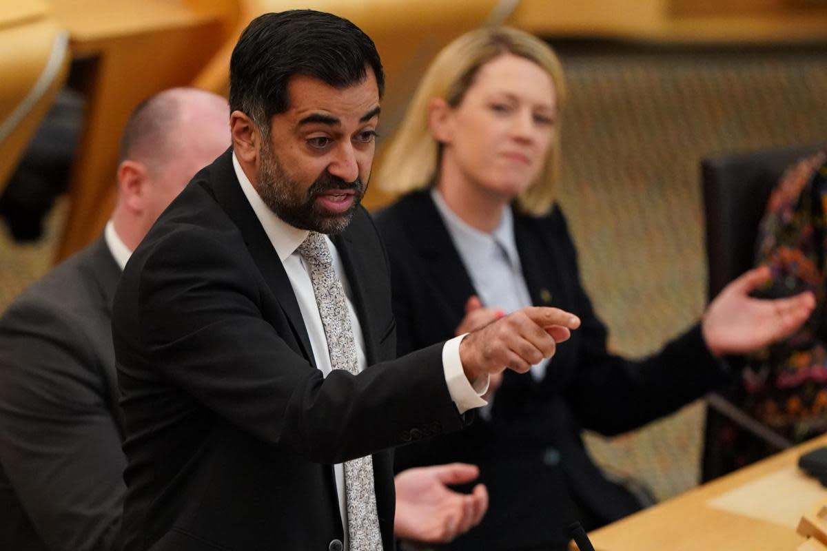 Humza Yousaf said there had already been a vote on the co-operation deal <i>(Image: PA)</i>