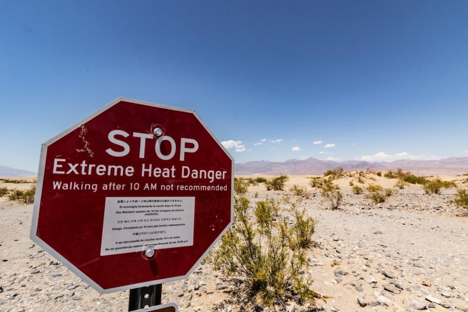 Don't visit after 10am, says Death Valley: Getty/iStock