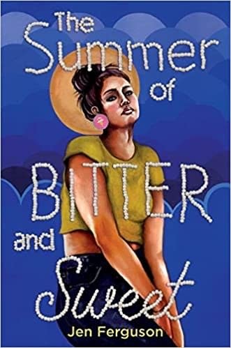 "The Summer of Bitter and Sweet" cover illustration showing a girl looking forlorn