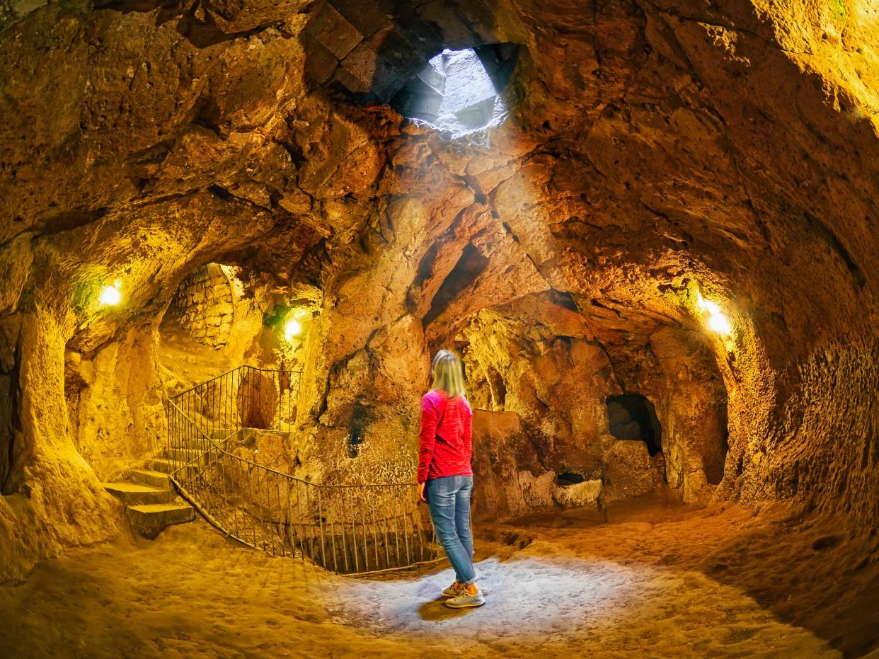 Derinkuyu, Turkey's underground city.