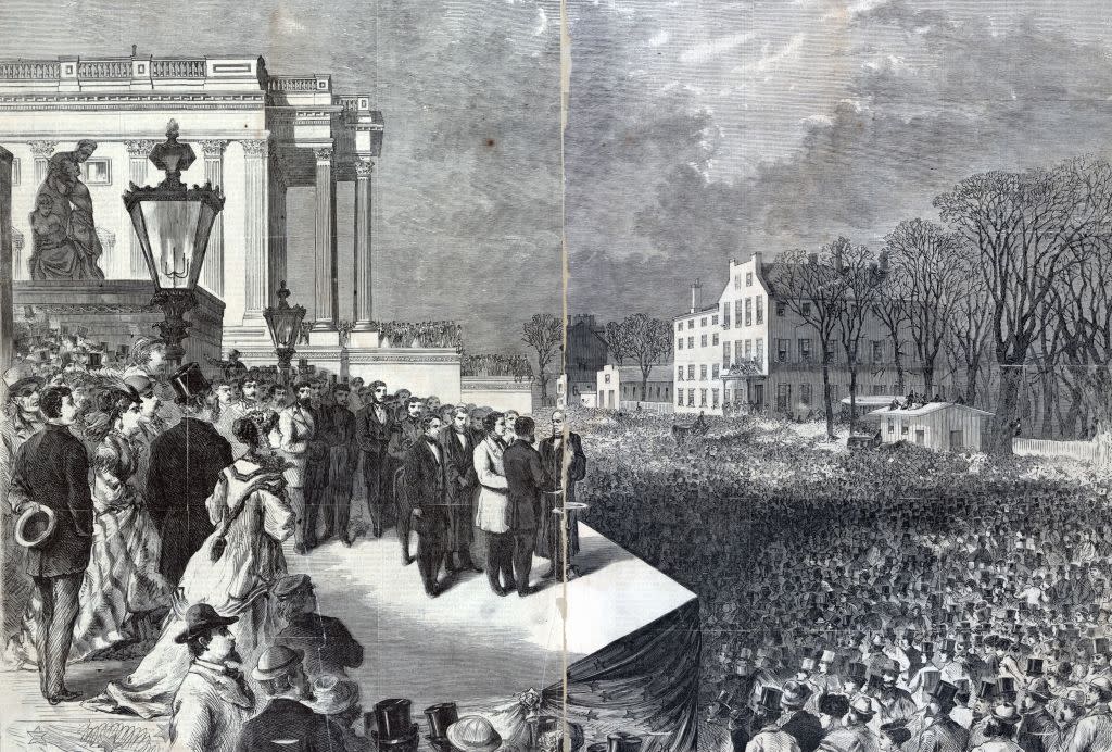 The inauguration of Ulysses S. Grant