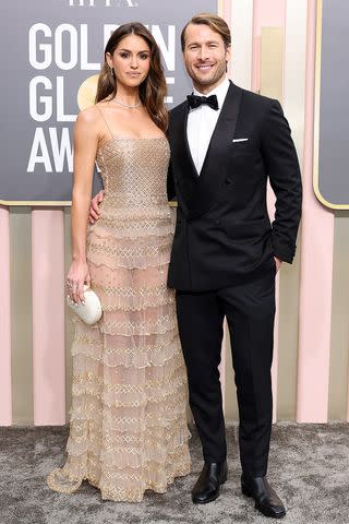 Amy Sussman/Getty Gigi Paris and Glen Powell