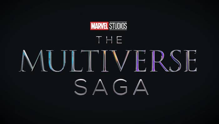 The logo for Marvel Studios' "The Multiverse Saga"