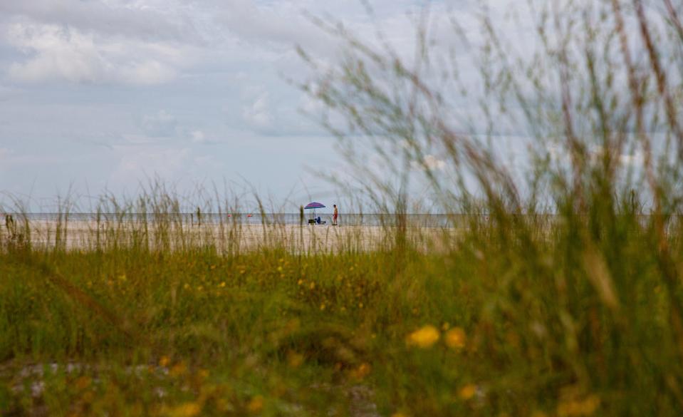 The parking area and beach at Bowditch Point Park on Fort Myers Beach reopened recently after being closed for 10 months due to Hurricane Ian. The bathroom/shower/boardwalk facilities along with the preserve area remain closed.