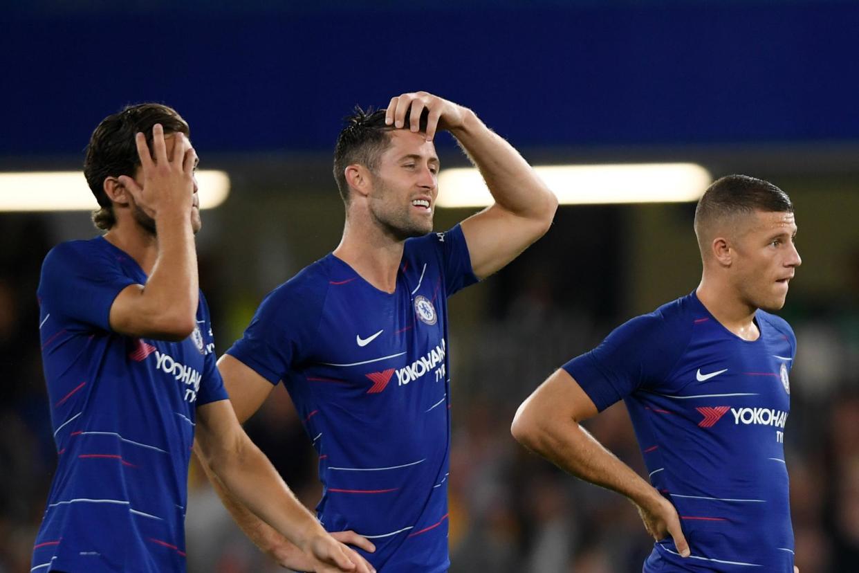 Off: Gary Cahill: Getty Images