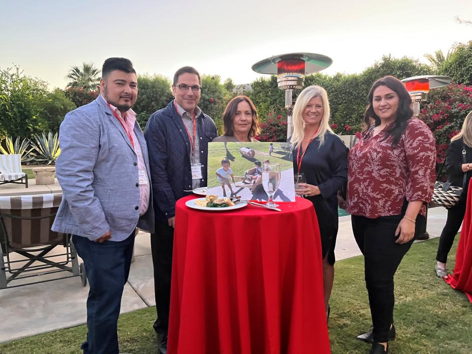 Bruno Romanello, Dean Papas, Dianne Russom, Catherine Abbott and Natalie Holland were among the attendees at the College of the Desert Foundation, Presidents Circle event Nov. 10, 2022.