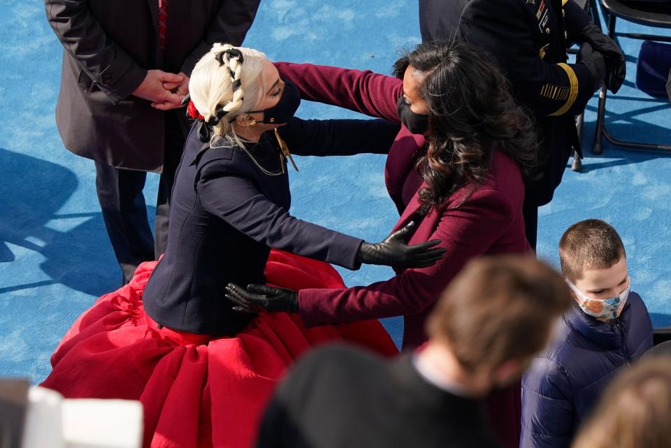 <h1 class="title">Joe Biden Sworn In As 46th President Of The United States At U.S. Capitol Inauguration Ceremony</h1><cite class="credit">Pool/Getty Images</cite>