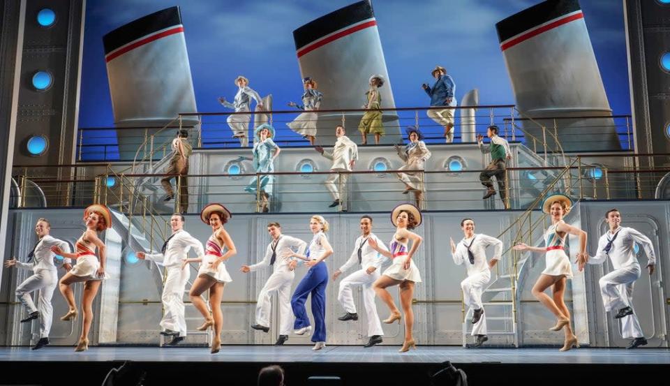 Sutton Foster shone in Anything Goes (PA)