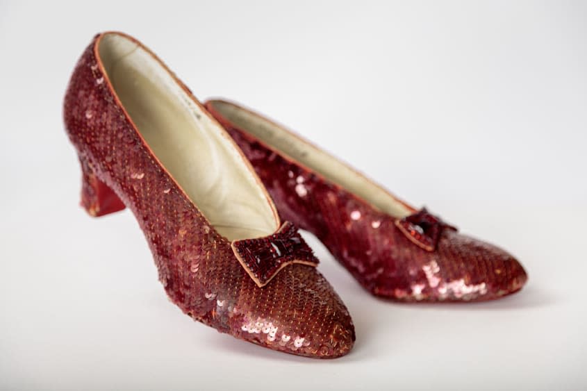 Ruby Slippers used in the filming of 