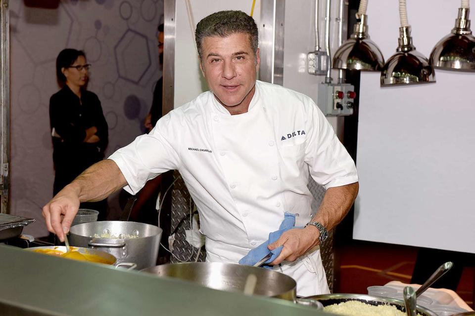 <p>Dave Kotinsky/Getty</p> Michael Chiarello