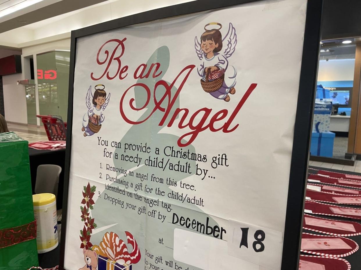 The Salvation Army has 150 unclaimed names on its Angel Tree in the Birchwood Mall. The organization is distributing gifts on Dec. 22.