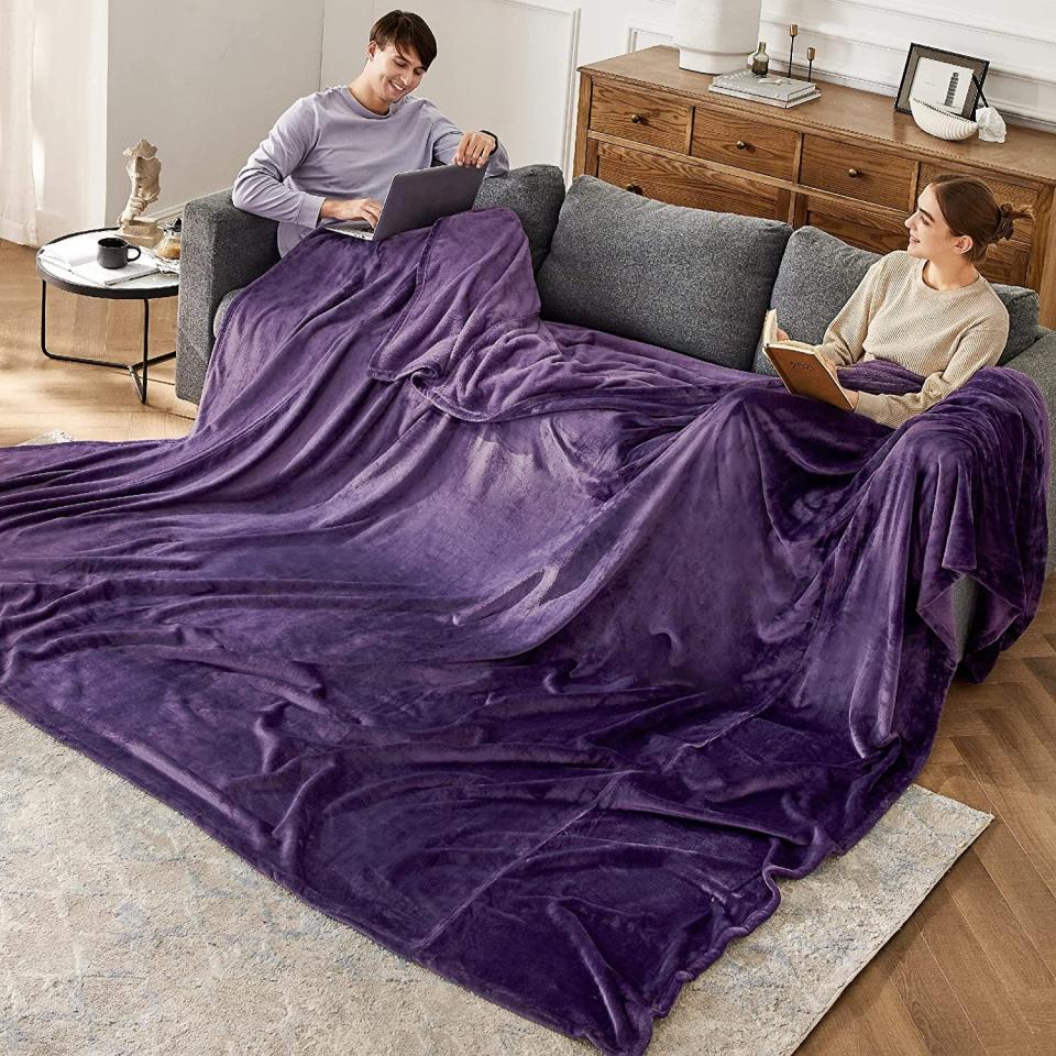 BEDSURE Fleece Blanket Oversized Blanket