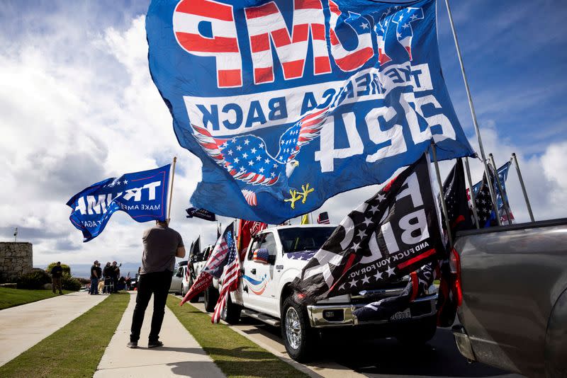 FILE PHOTO: ''Primary Election Maga Cruise" rally, in South California