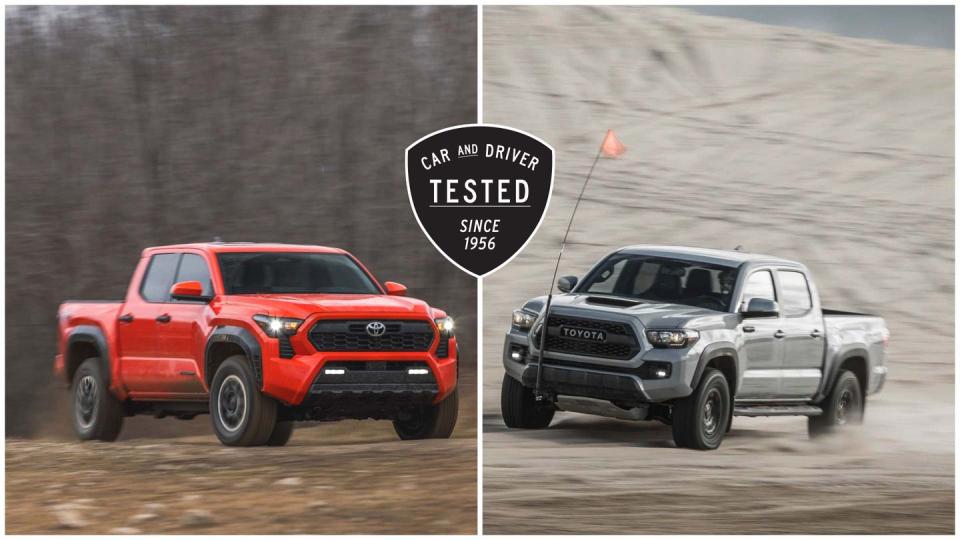 2024 toyota tacoma versus 2017 tacoma