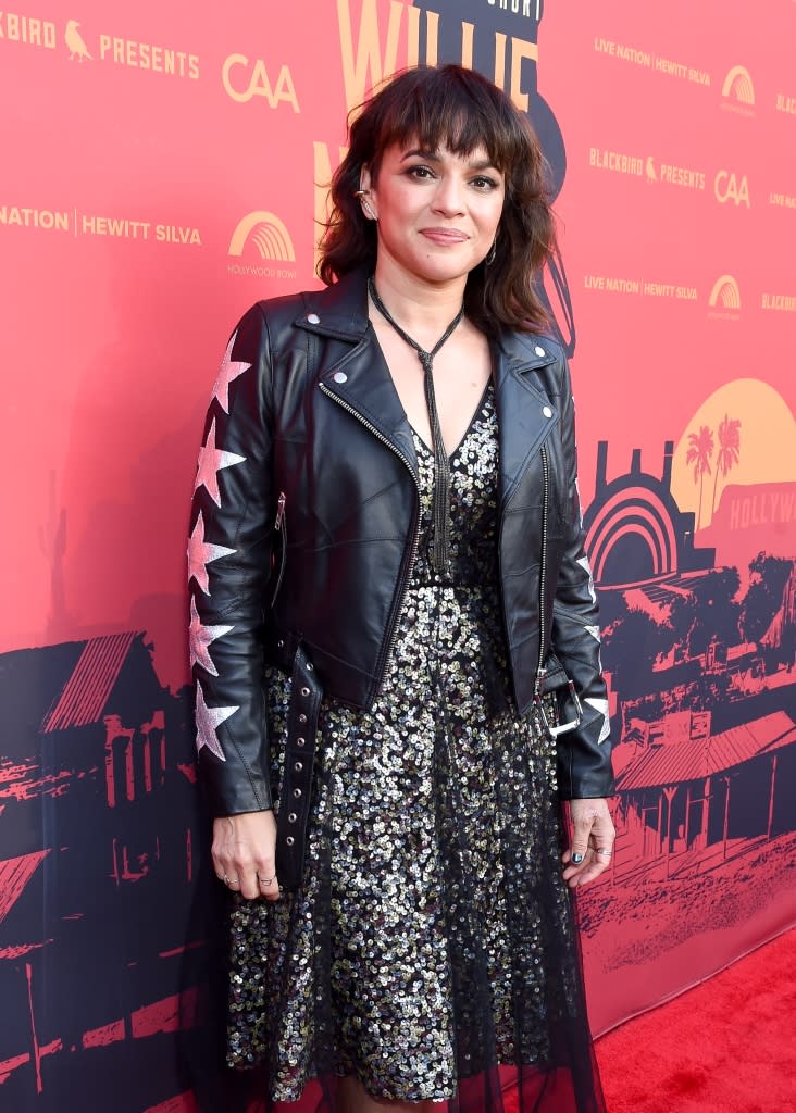 Norah Jones at "Long Story Short: Willie Nelson 90" held at the Hollywood Bowl on April 29, 2023 in Los Angeles, California.