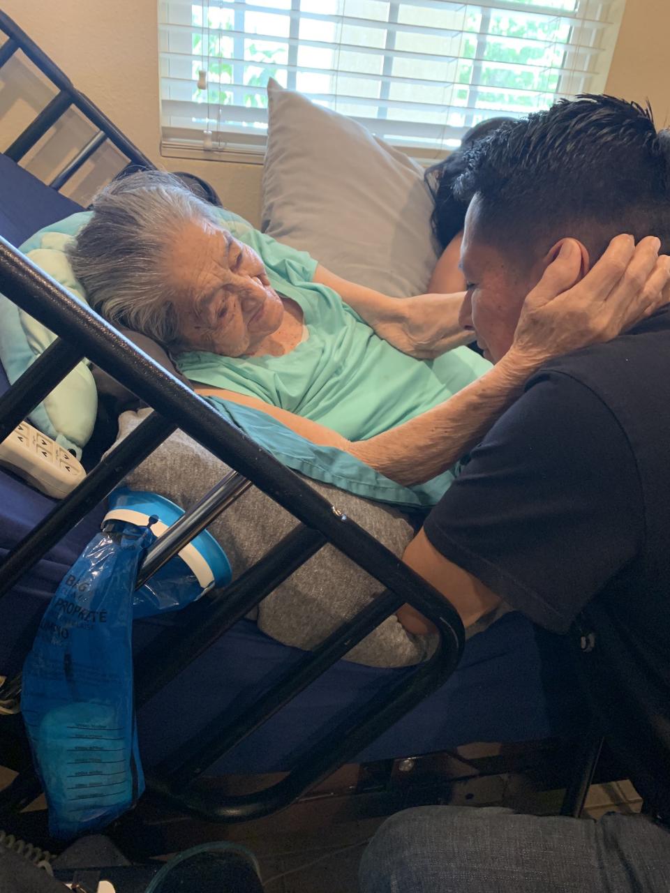 Marlon Funes with his grandmother, with whom he shared many Kmart visits during his childhood. (Photo: Marlon Funes)