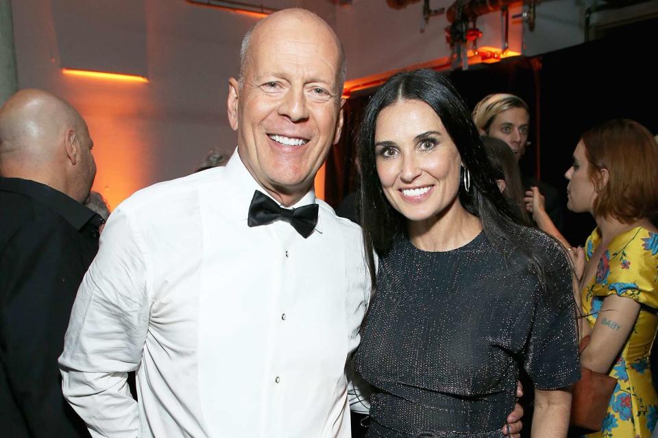 Bruce Willis and Demi Moore attend the after party for the Comedy Central Roast of Bruce Willis at NeueHouse on July 14, 2018 in Los Angeles, California.