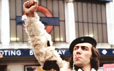 Robert Lindsay staring in Citizen Smith outside Tooting Broadway station - Credit: Television Stills