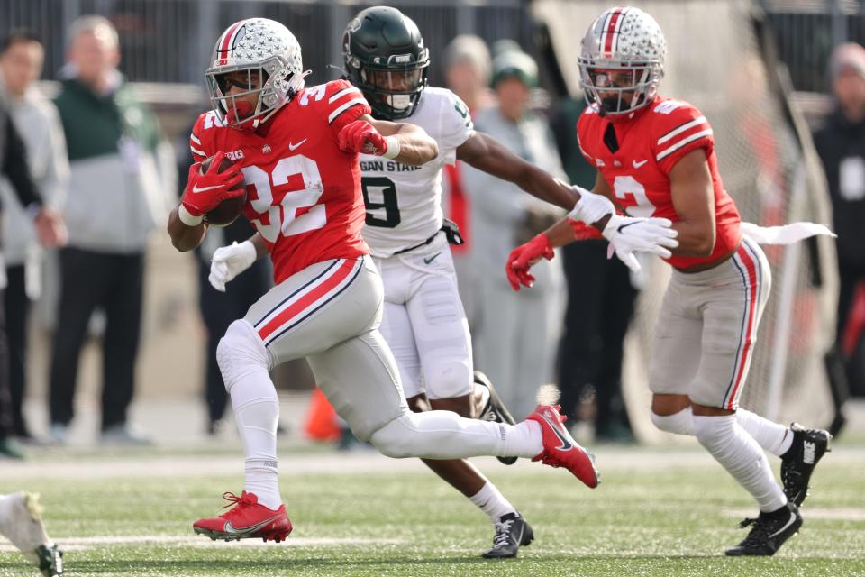 TreVeyon Henderson is expected to play this week, giving the Buckeyes a devastating one-two punch at tailback.