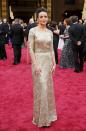 Filmmaker Sara Ishaq arrives on the red carpet at the 86th Academy Awards in Hollywood, California March 2, 2014. REUTERS/Mike Blake (UNITED STATES TAGS: ENTERTAINMENT) (OSCARS-ARRIVALS)