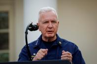 Admiral Brett Giroir, United States Assistant Secretary for Health, speaks during a news conference in the Rose Garden of the White House