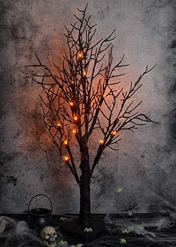 LED Black Spooky Tree