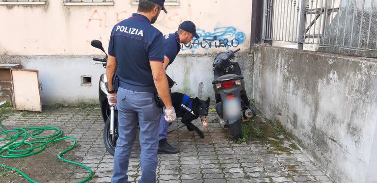 Operativo antidrogas de la policía de Nápoles