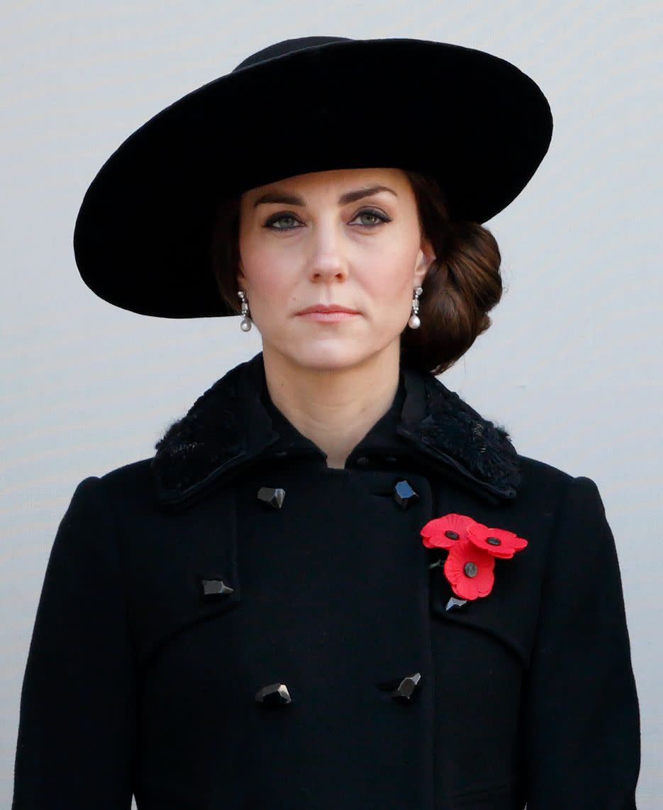 When a royal travels abroad, they're required to pack an all-black outfit.