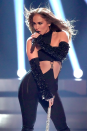 <p>Jennifer Lopez performed at the 2022 iHeartRadio Music Awards in Los Angeles wearing THE most incredible cutout look. </p>