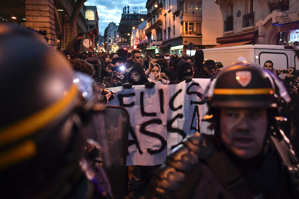 Police brutality protests in Paris suburbs