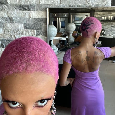 Doja Cat Debuts Large Bat Tattoo on Her Back — See Photos