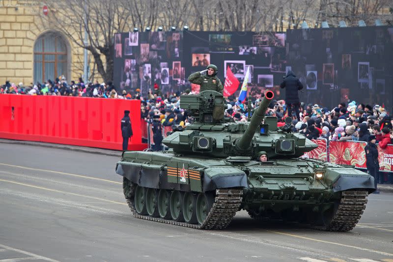 A military parade marking the 80th anniversary of the Battle of Stalingrad, in Volgograd