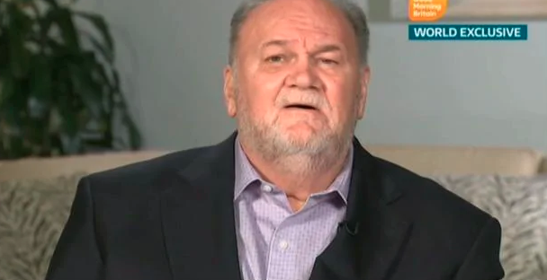 Thomas Markle told the Mail On Sunday, he was ‘upset’ by the way Prince Harry reacted over the staged paparazzi shots he planned before the wedding. Photo: Good Morning Britain