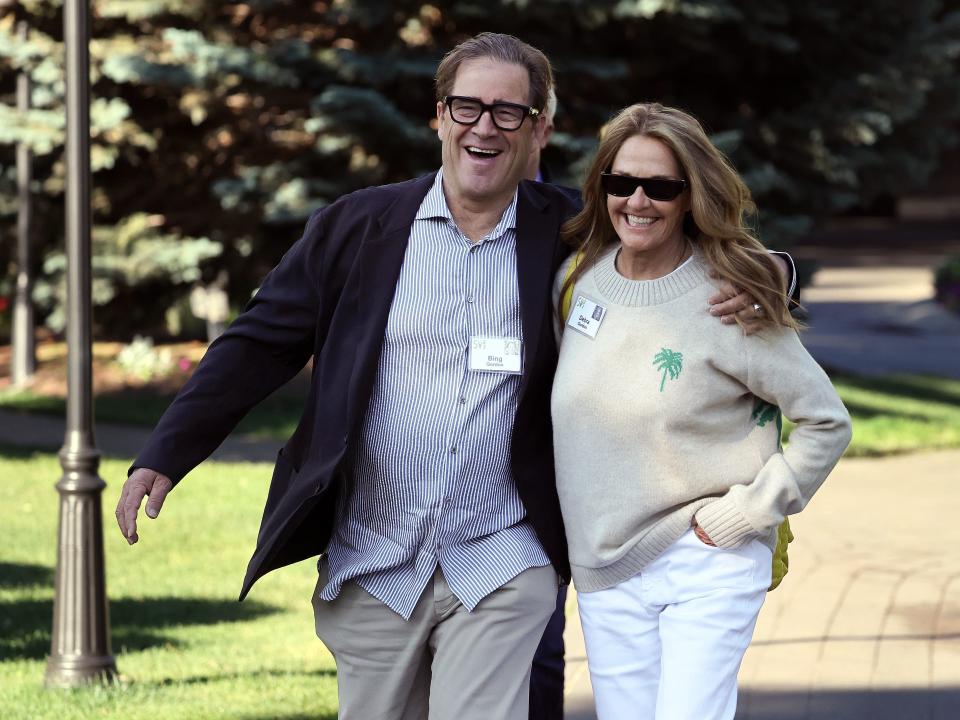 Bing Gordon of Kleiner Perkins and wife Debra.