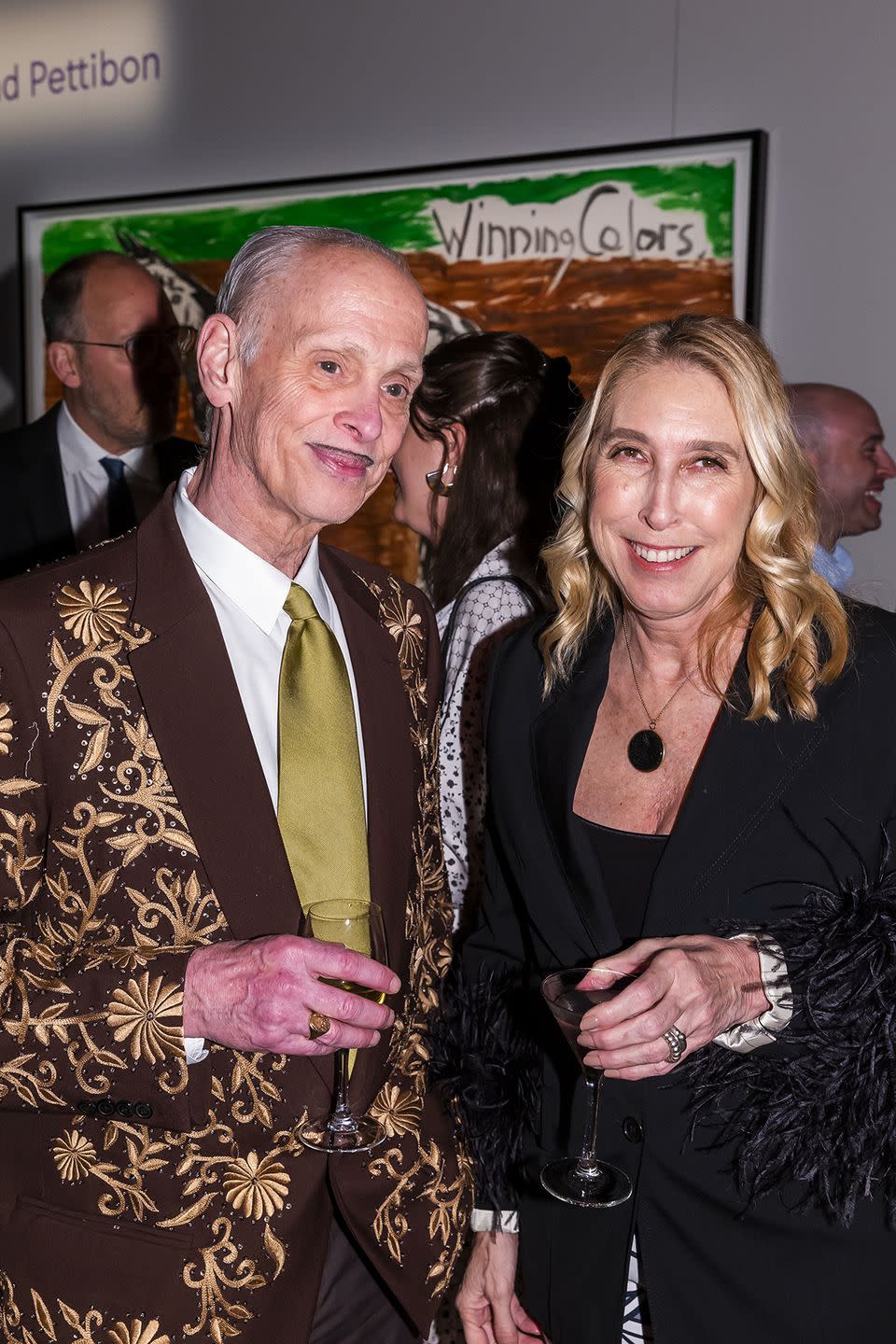 John Waters and Lisa Phillips