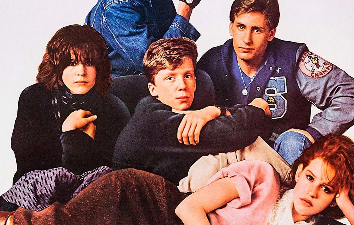 Recorte del póster de 'El club de los cinco' con Anthony Michael Hall (Foto: Universal Pictures)